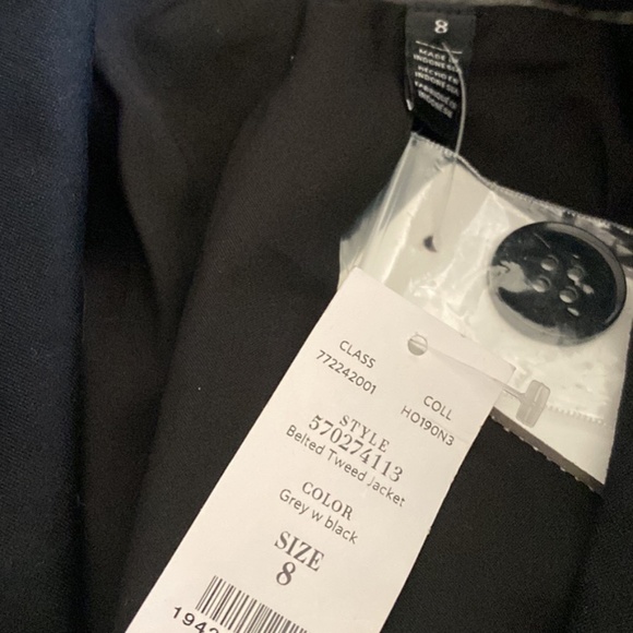 White House Black Market Tweed Blazer Jacket New - Picture 4 of 4